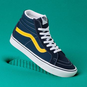 Vans Sport Comfycush Sk8-Hi Reissue - Naisten Korkeavartiset tennarit - Sininen